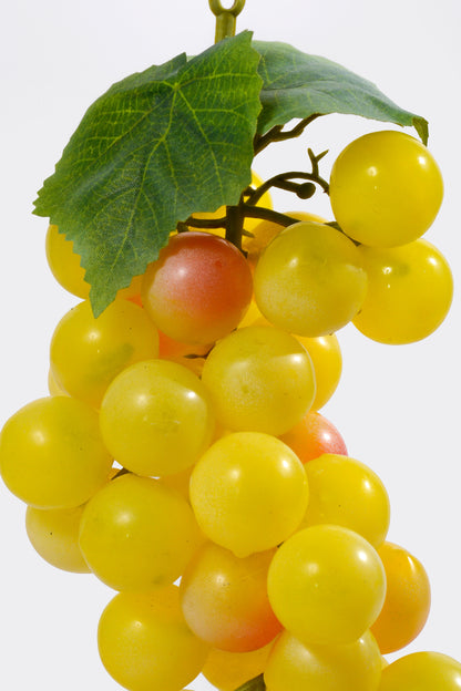 8" Grape With Leaf  Yellow