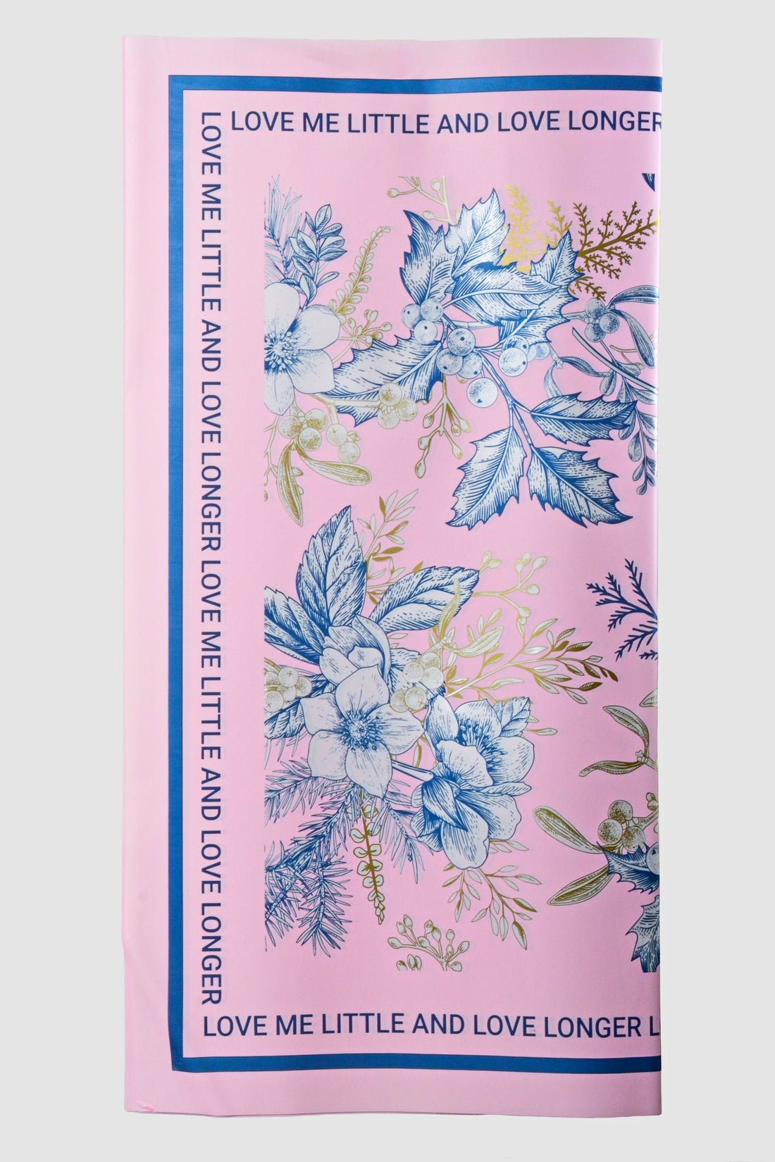 22.5" Flower Wrapping Paper Pink/Blue Pkg/20