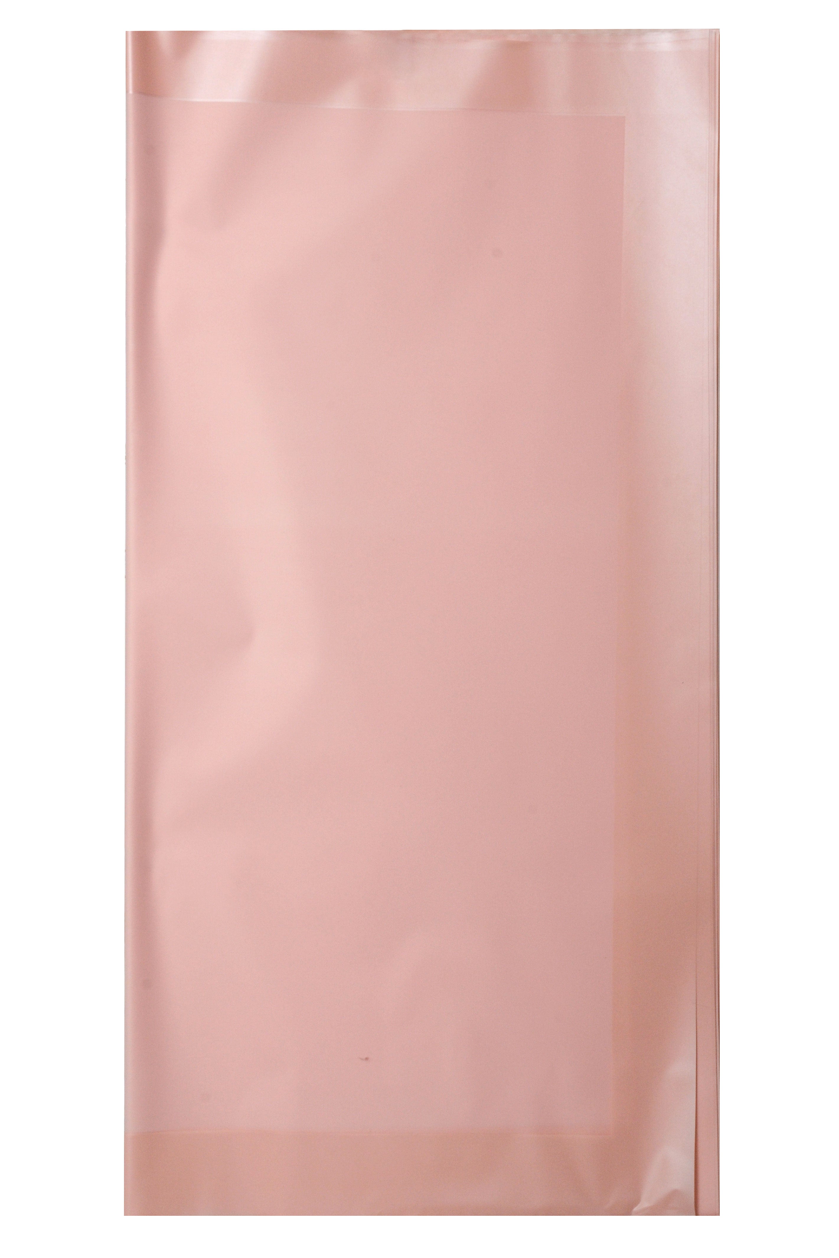 22.5" Flower Wrapping Paper With Edge Pink Pkg/20