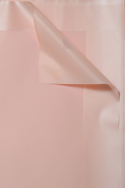 22.5" Flower Wrapping Paper With Edge Pink Pkg/20