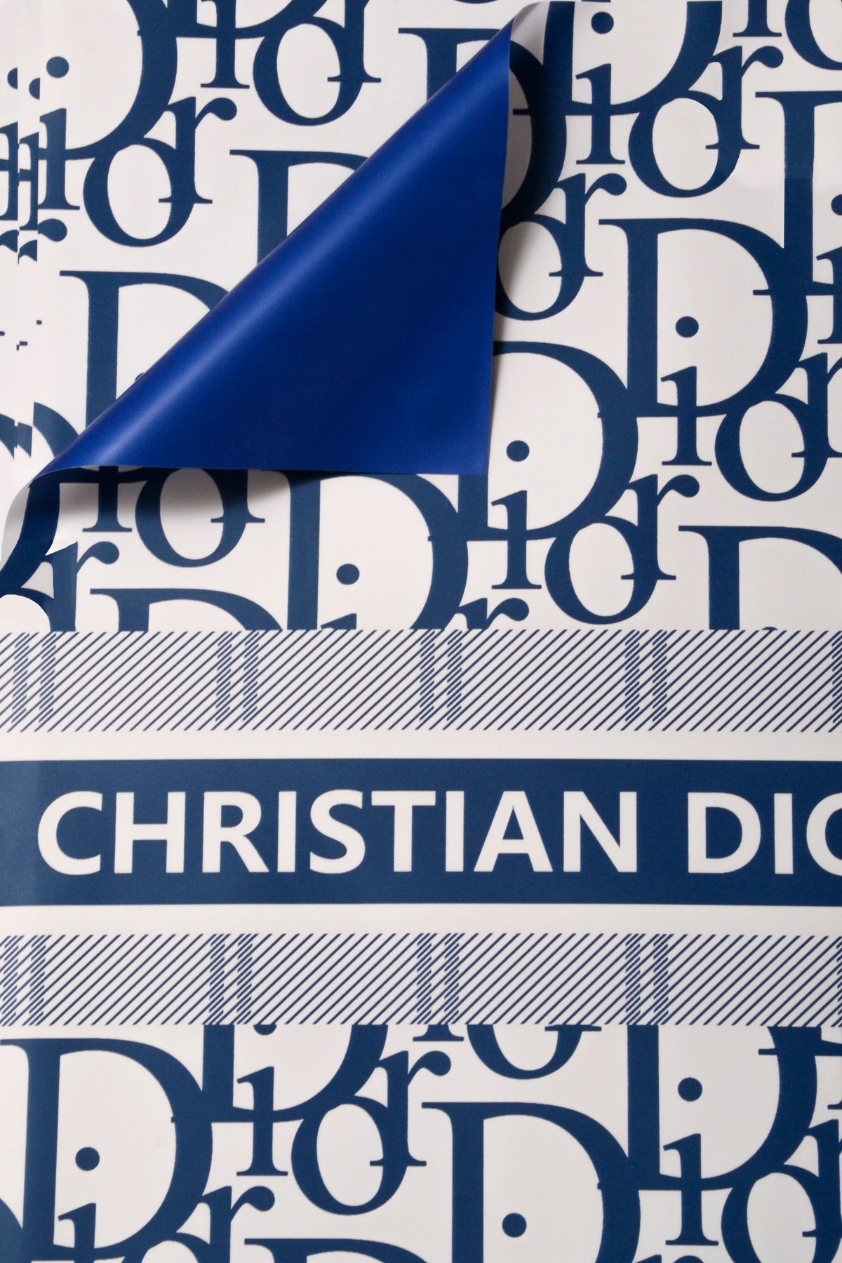 22.5" Design Wrapping Paper Blue Pkg/20