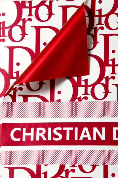 22.5" Design Wrapping Paper Burgundy Pkg/20