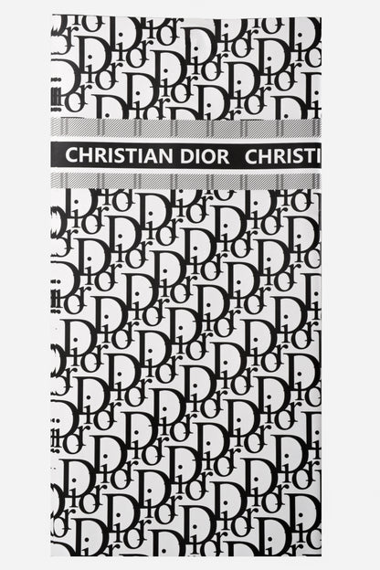 22.5" Design Wrapping Paper Black Pkg/20