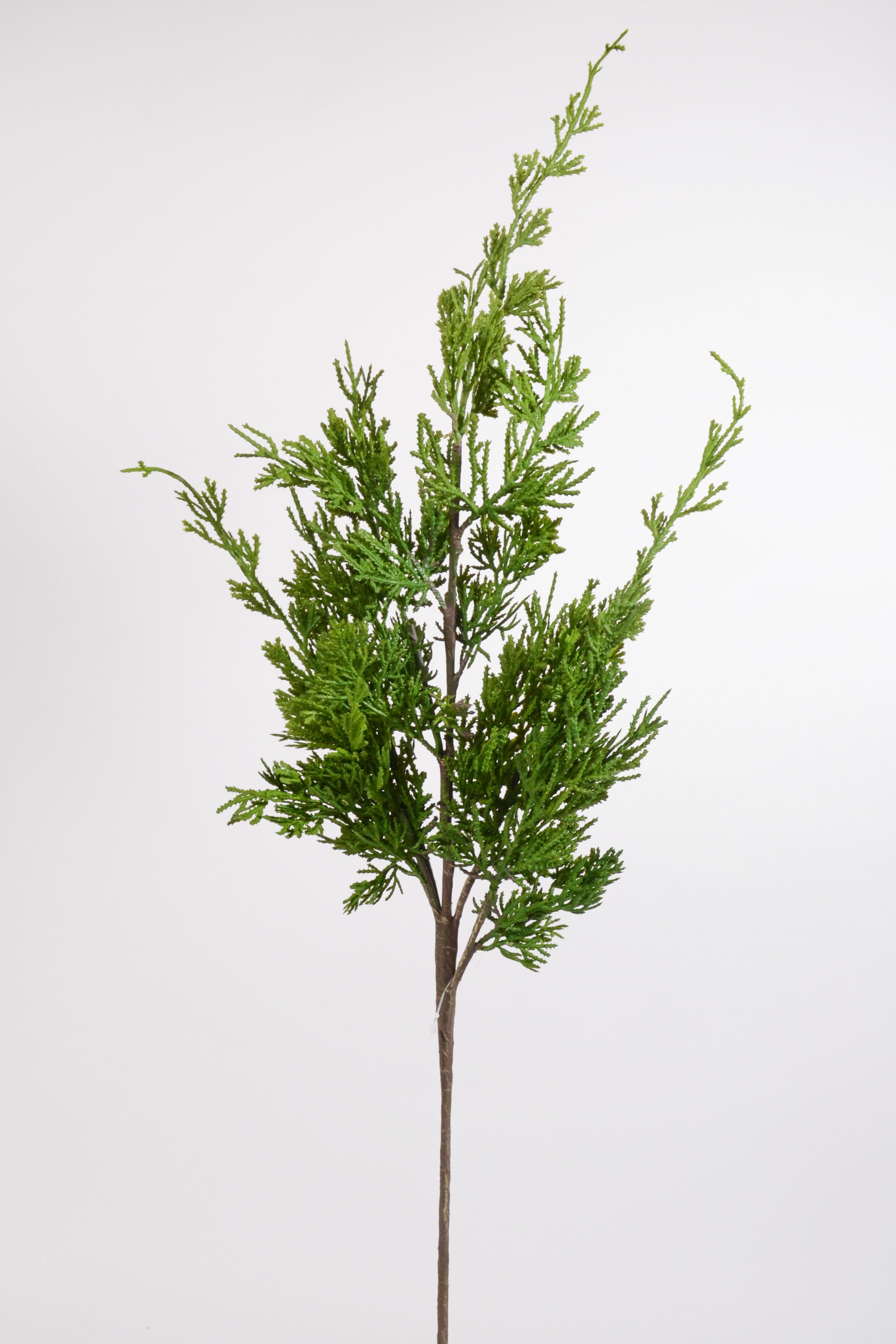 28" Just Cut Plastic Cedar Spray Natural/Green
