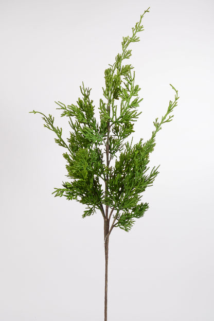 28" Just Cut Plastic Cedar Spray Natural/Green