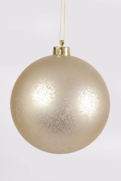 140MM VP Matt Mercury Ball Ornament BX-2 Champagne