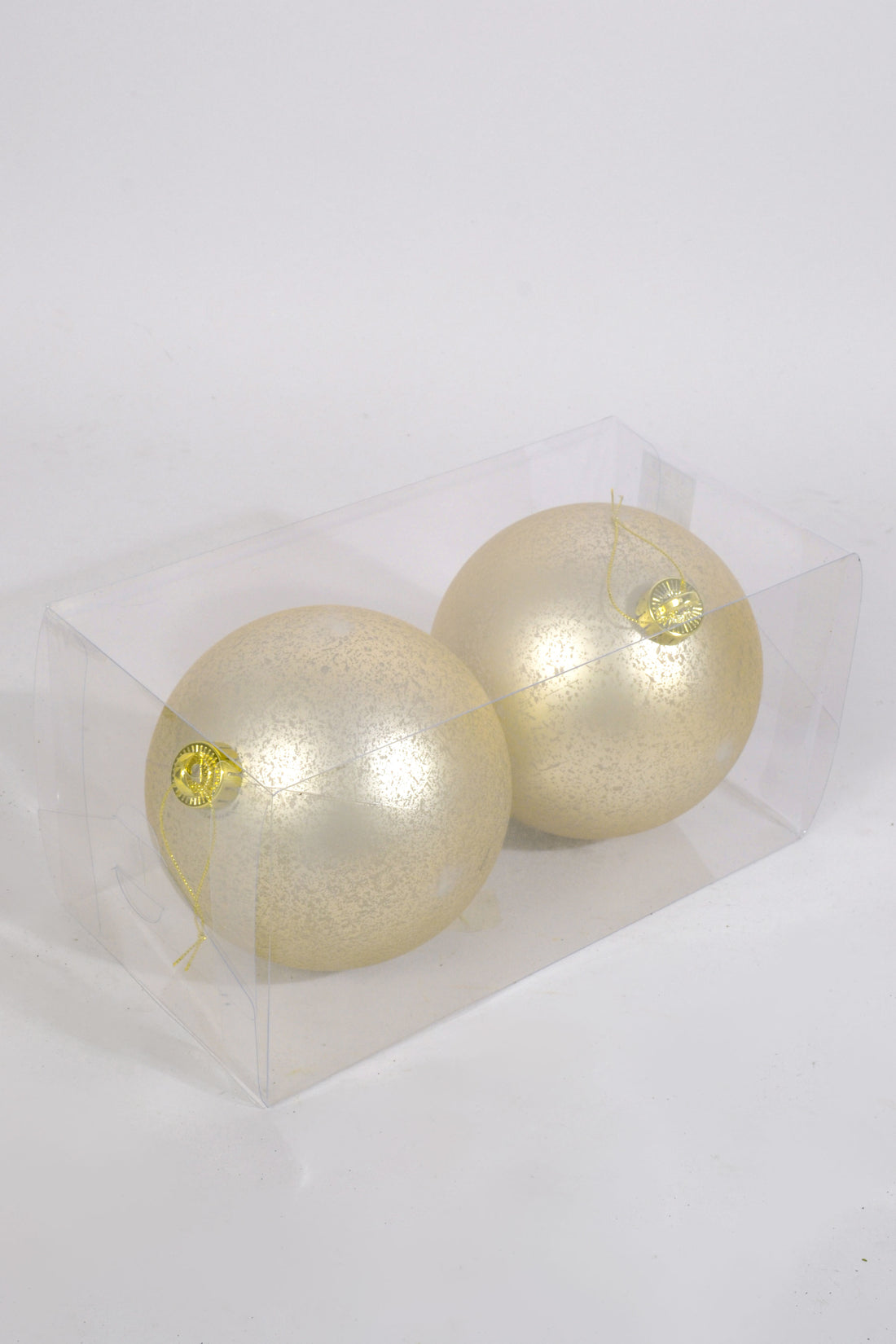 140MM VP Matt Mercury Ball Ornament BX-2 Champagne