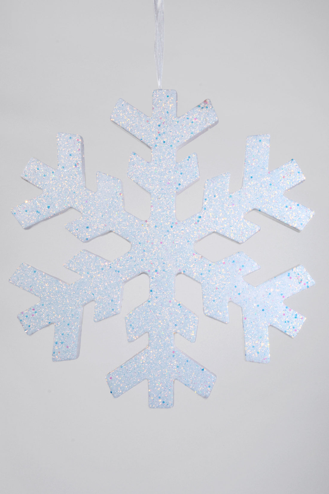 16" Foam Snowflake With Glitter