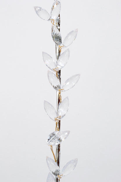 24" Crystal Bead Spray Clear