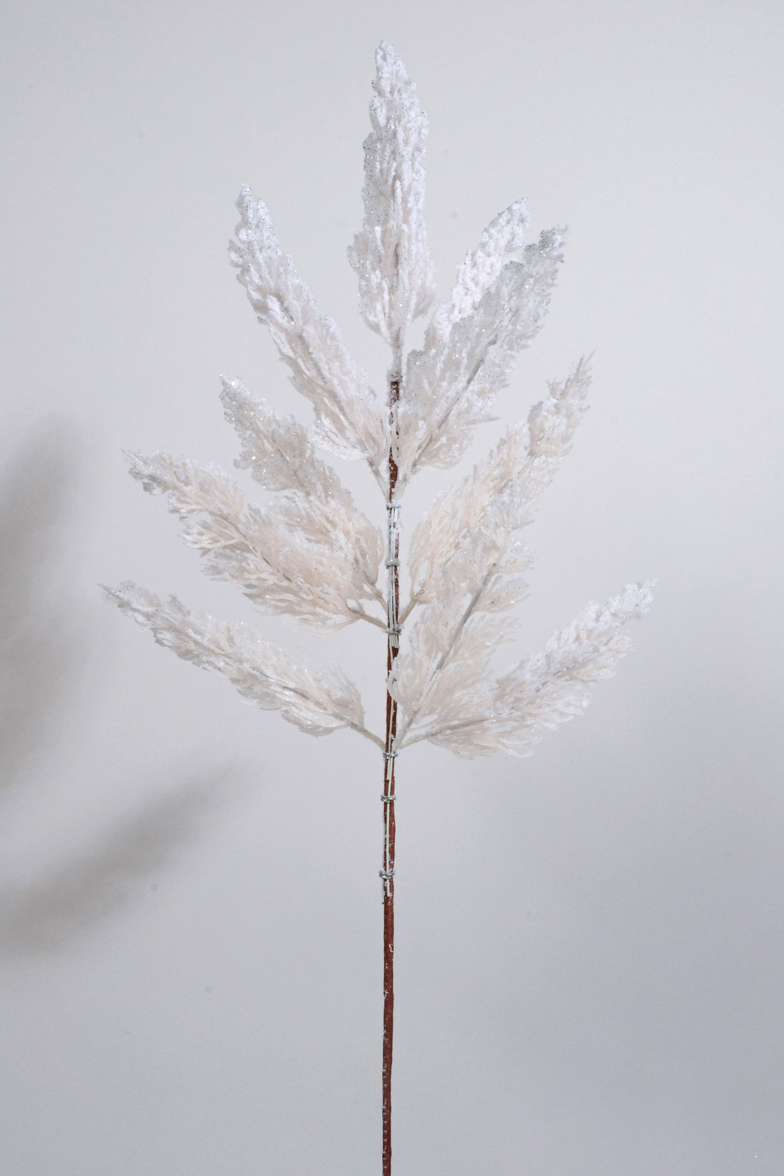 26" Frosted Pine Spray White