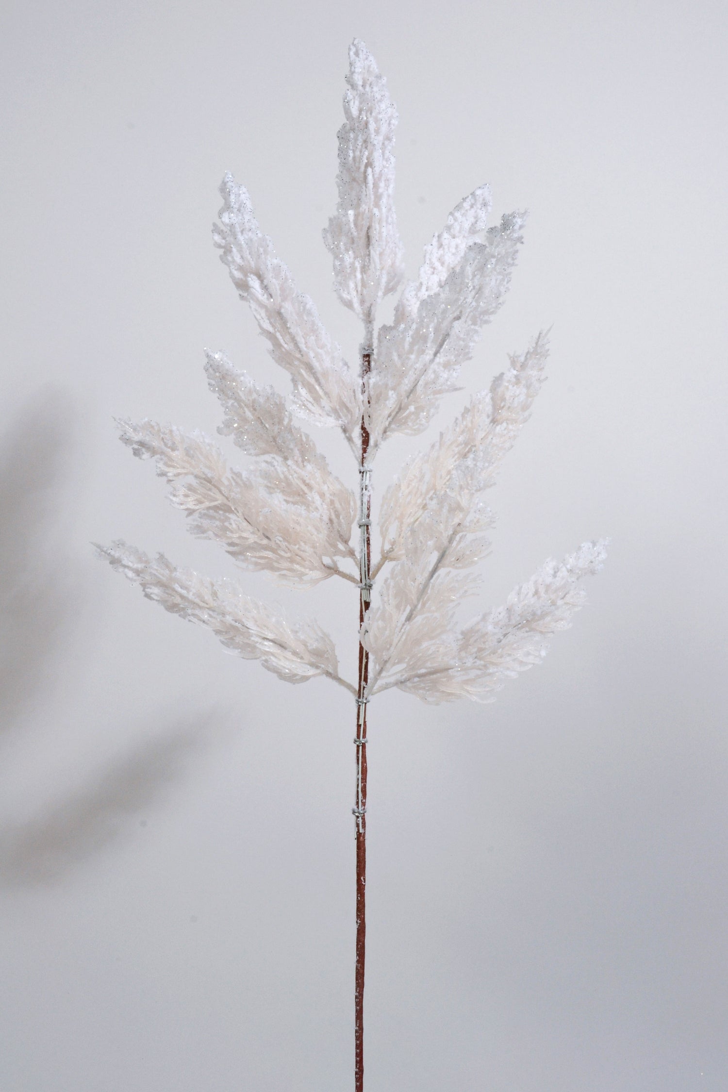 26" Frosted Pine Spray White