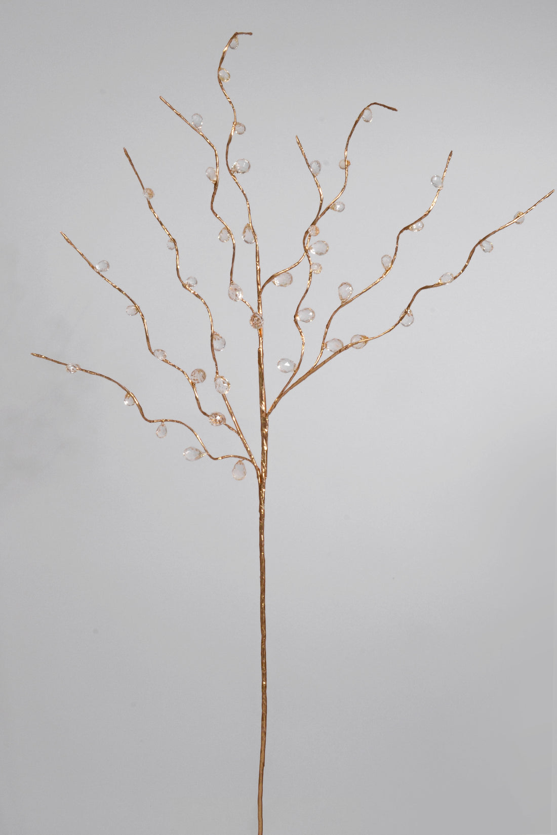 30" Crystal Bead Spray Gold