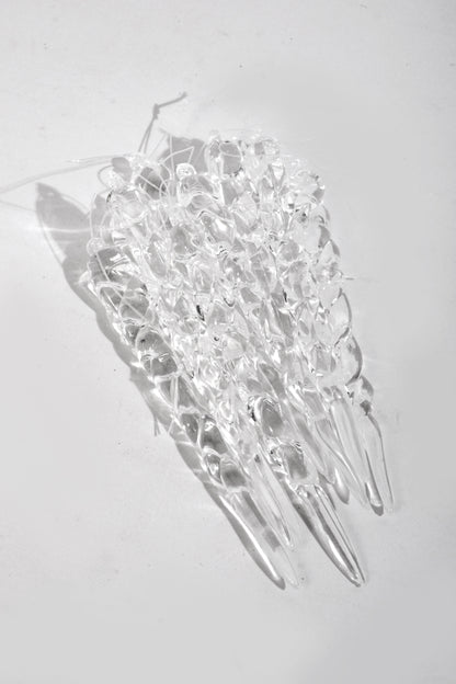 5" Icicles Clear Pkg10