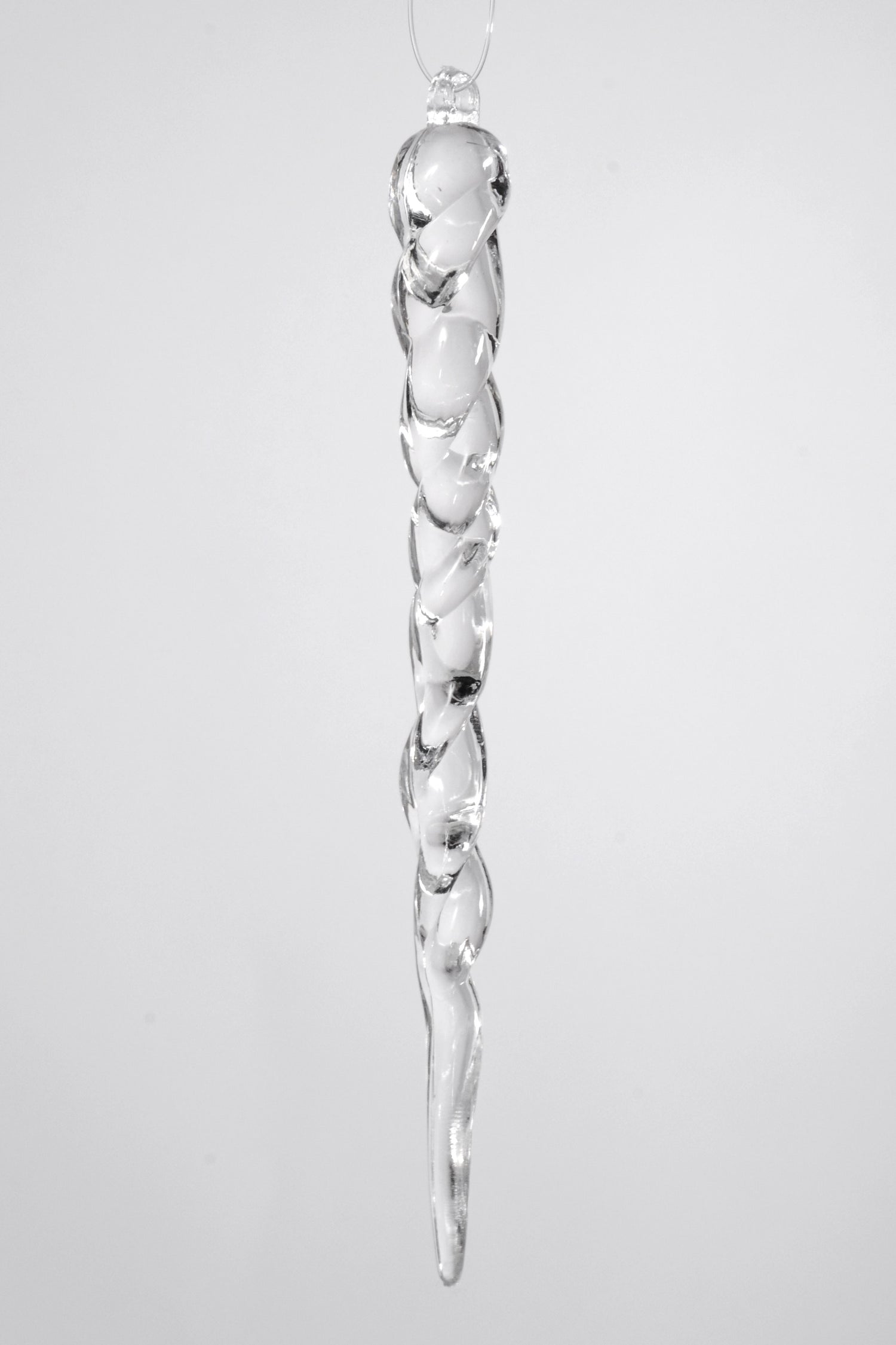 5" Icicles Clear Pkg10
