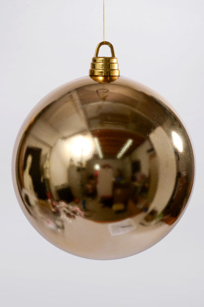 300mm Shiny Plastic Ball Champagne