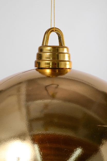 300mm Shiny Plastic Ball Champagne