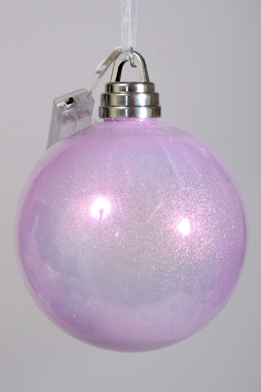 200mm Glitter Ball With Light Purple