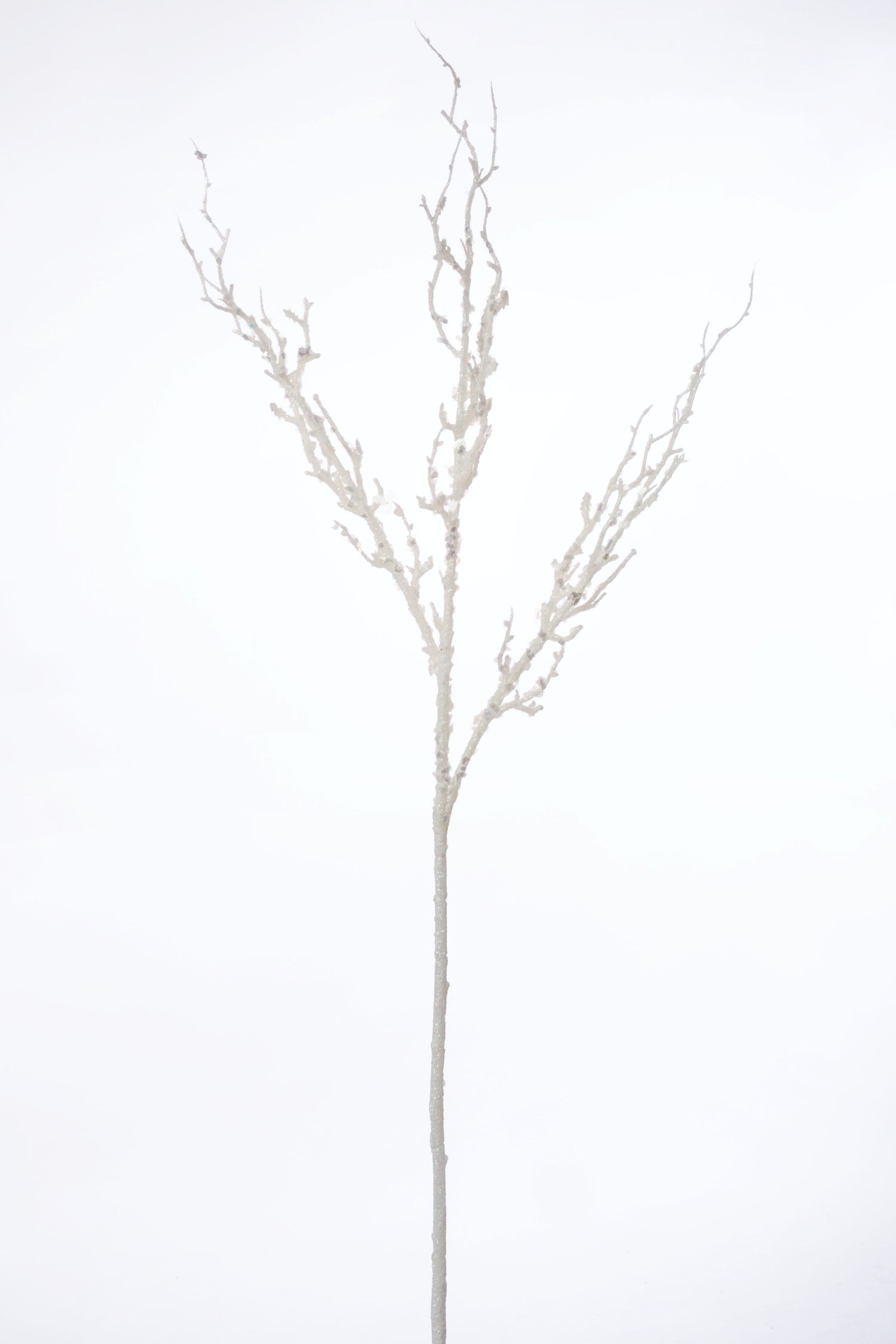 36" Branch With Sequin White