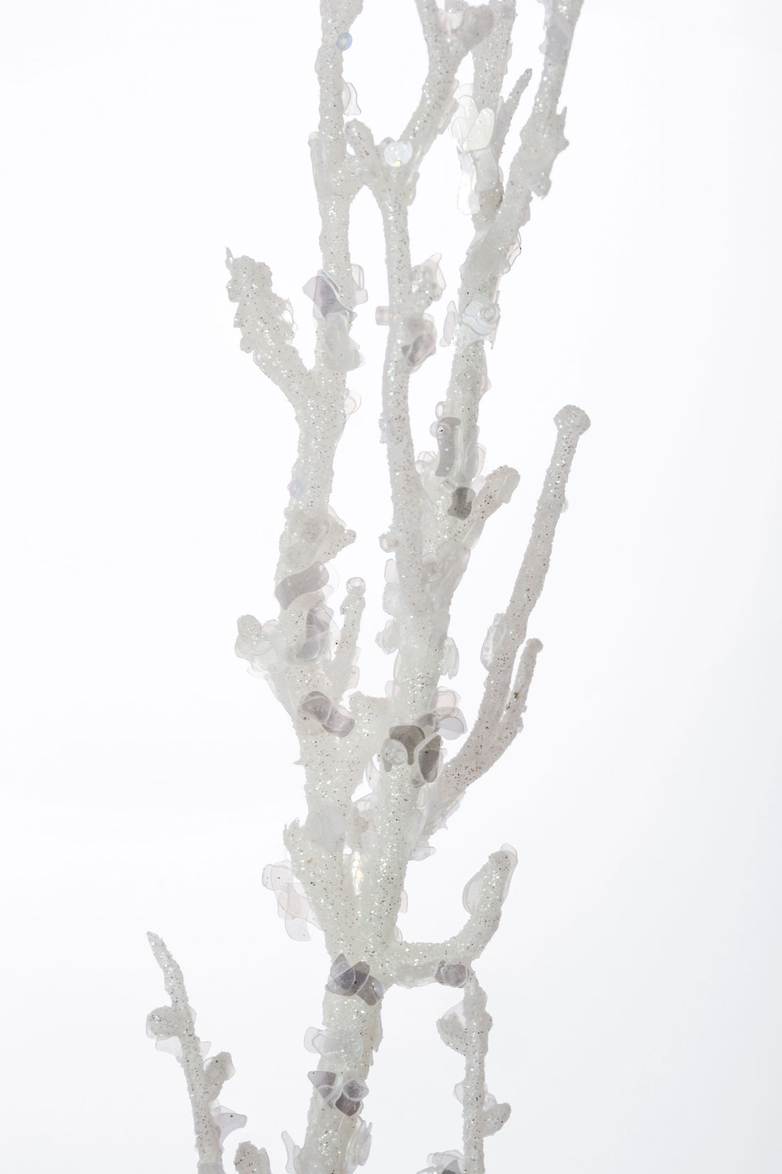 36" Branch With Sequin White