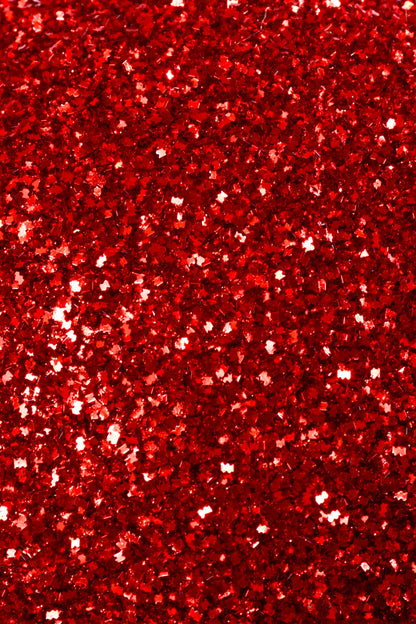 300MM  Ball Ornament With Sequin Red
