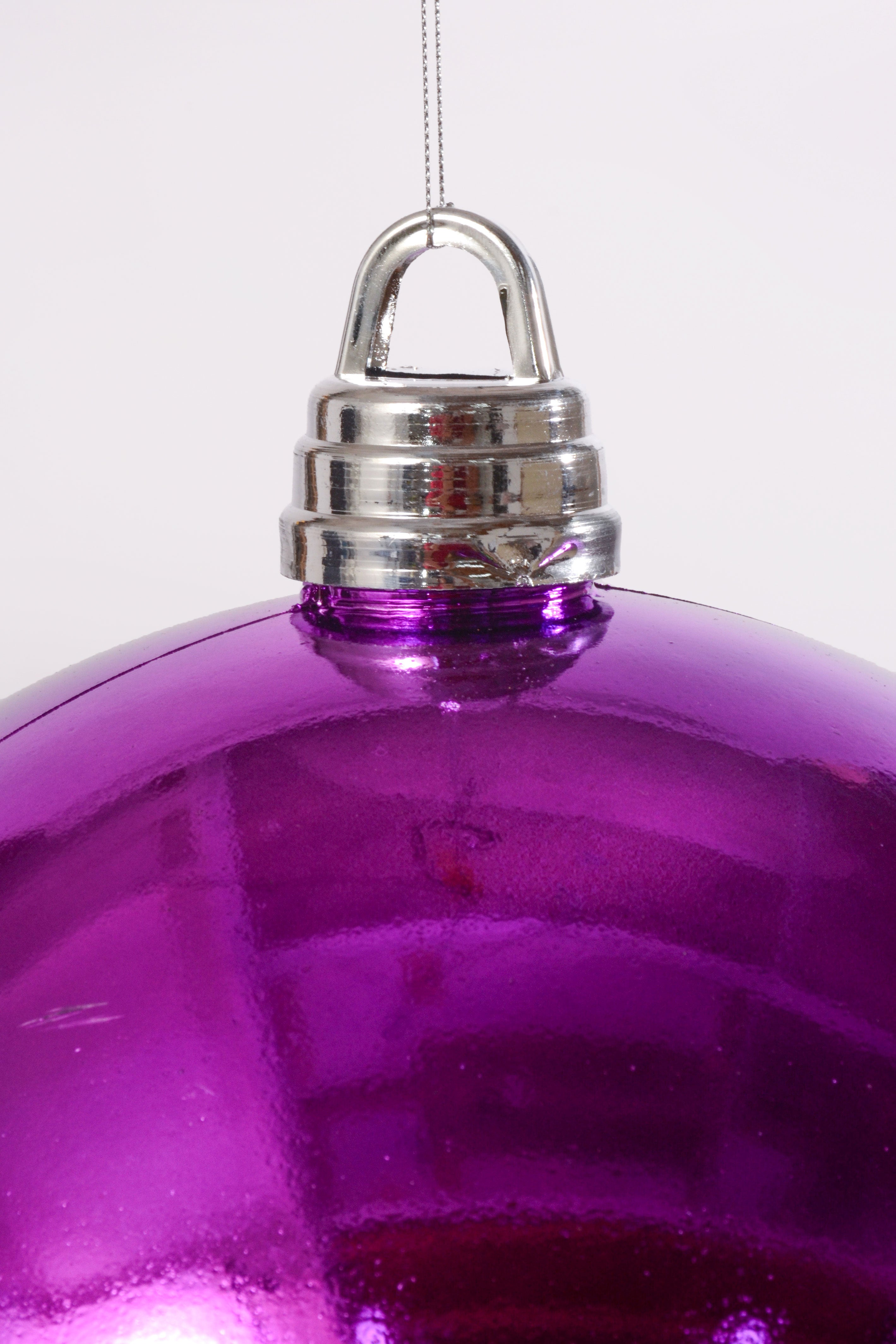 300MM Shiny Plastic Ball Ornament Purple
