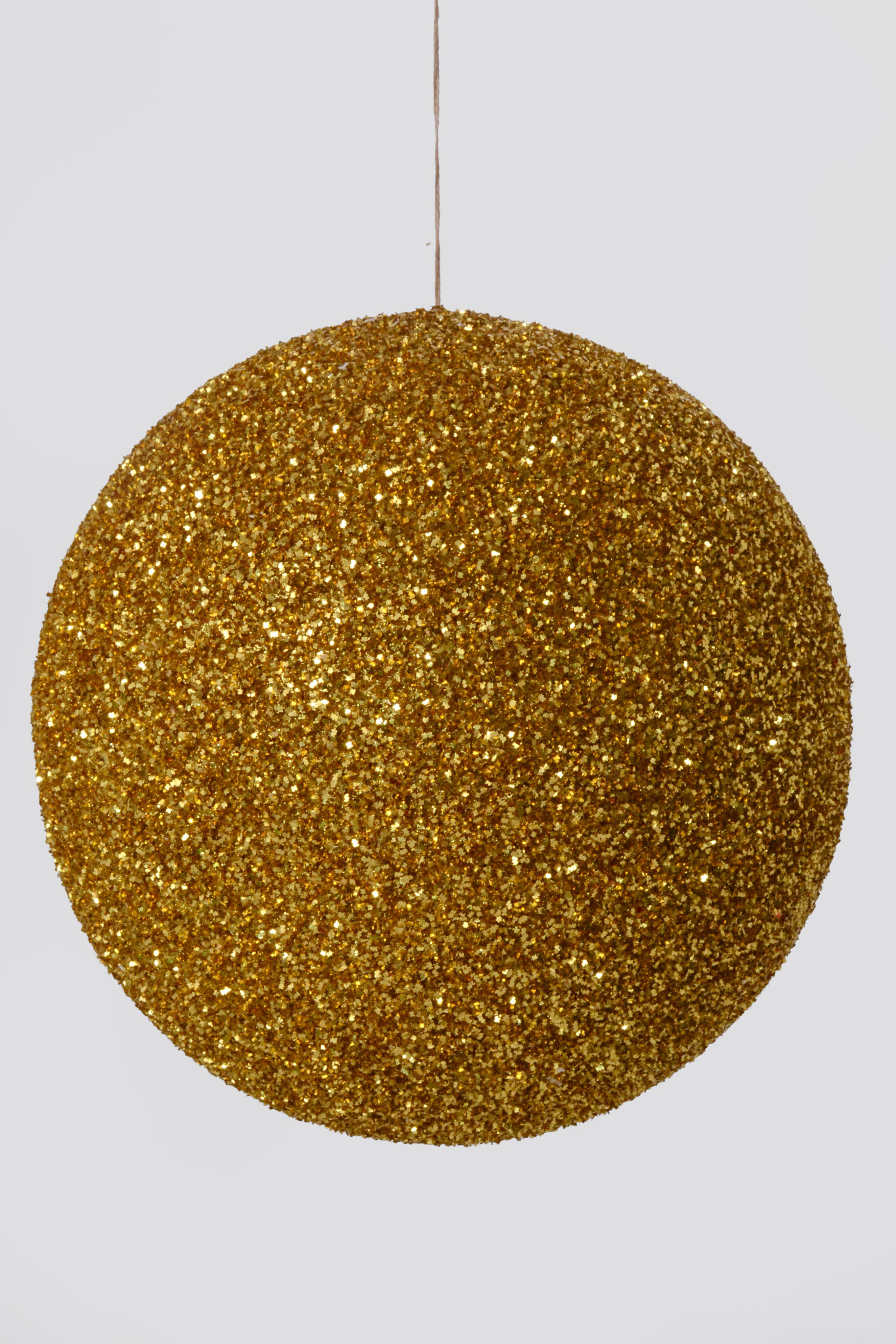 400MM Ball Ornament With Sequin Gold
