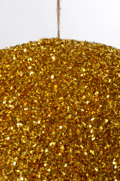 400MM Ball Ornament With Sequin Gold