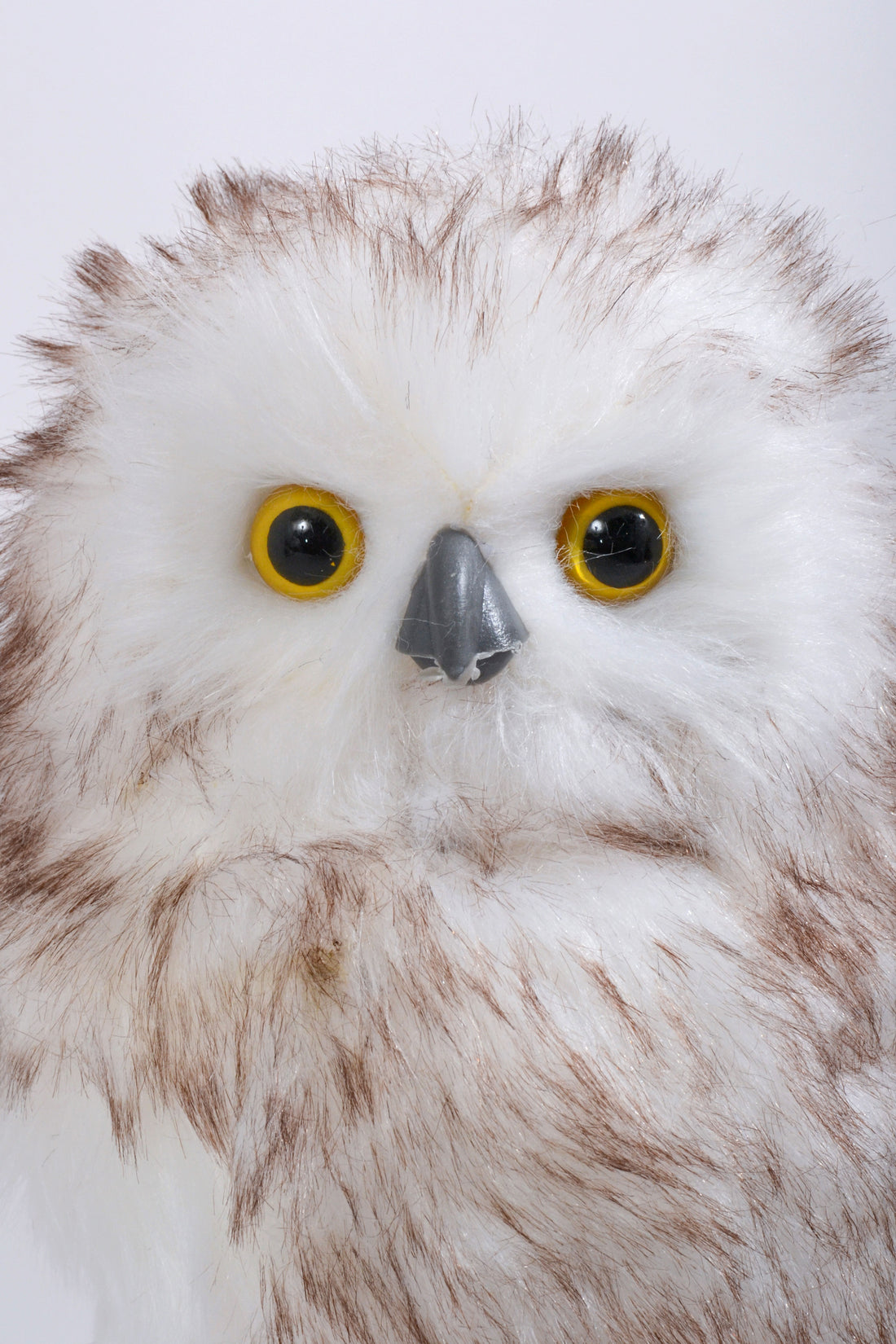 6.5" x 10.5"H Owl Light Brown/White