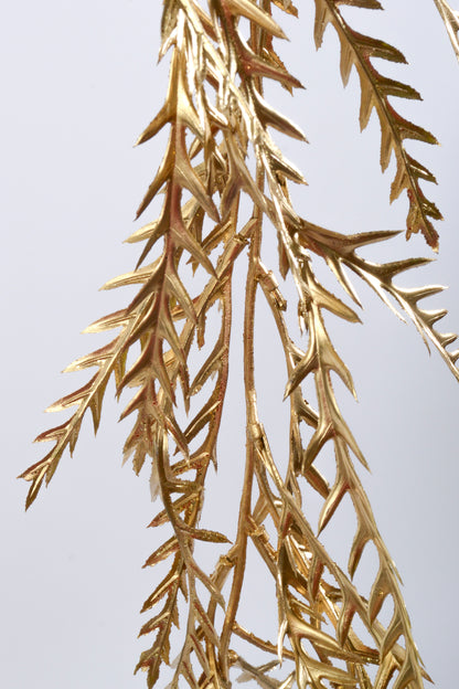 6FT Cypress Garland Gold