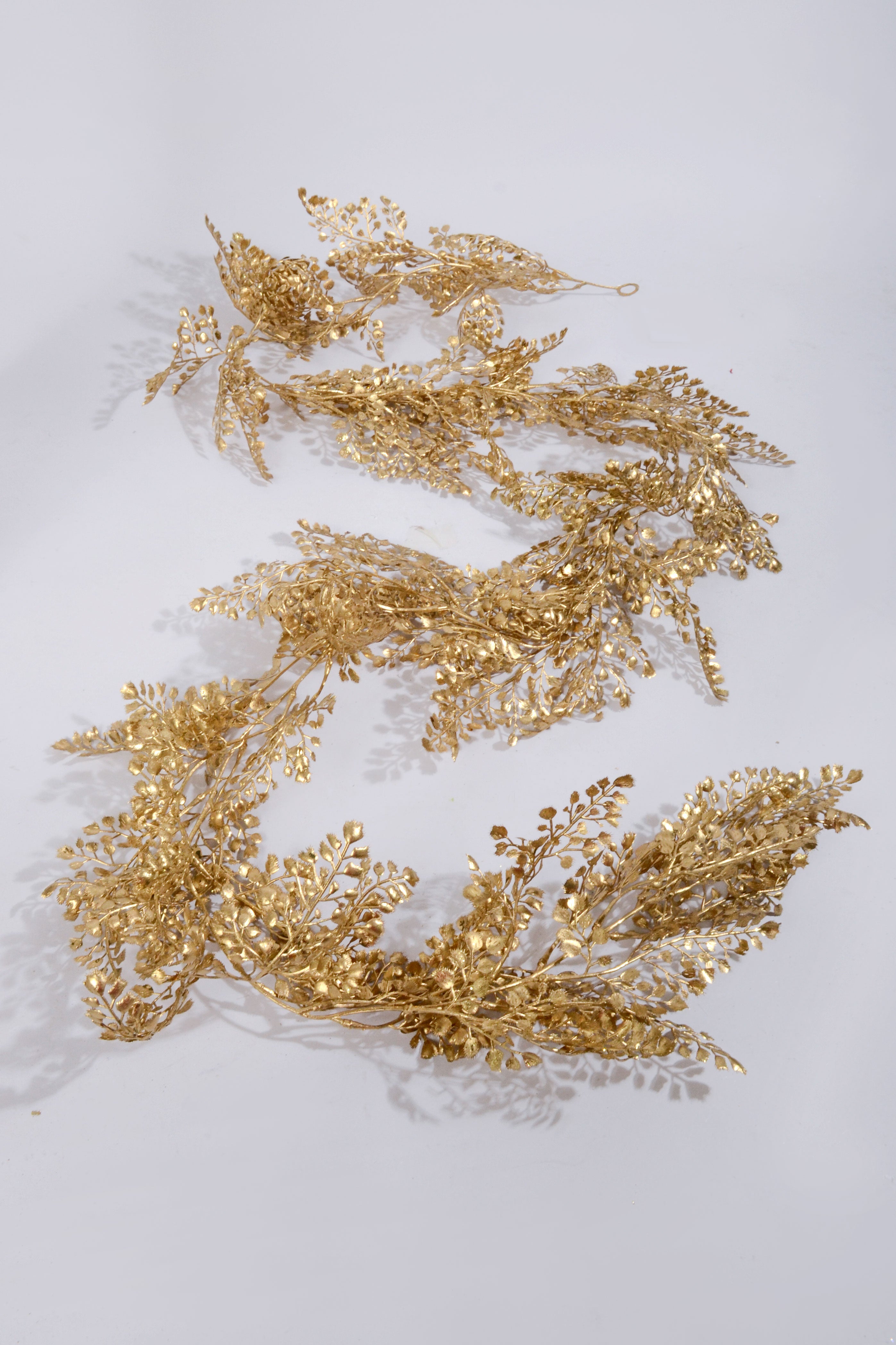 6FT Fern Garland Gold