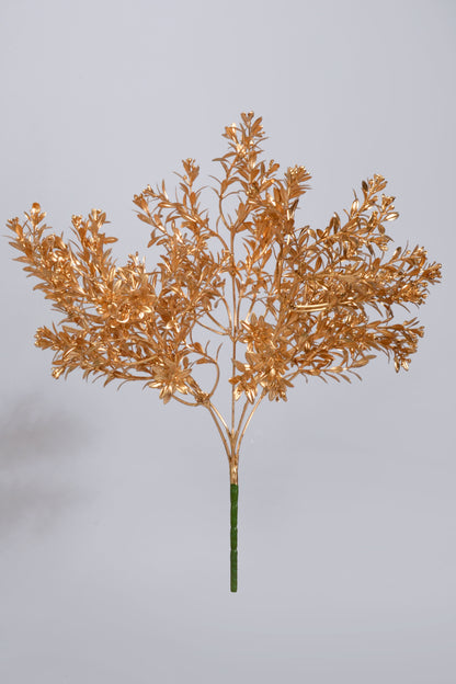14" Metallic Grass Bush Gold