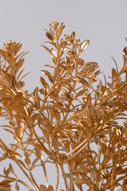 14" Metallic Grass Bush Gold