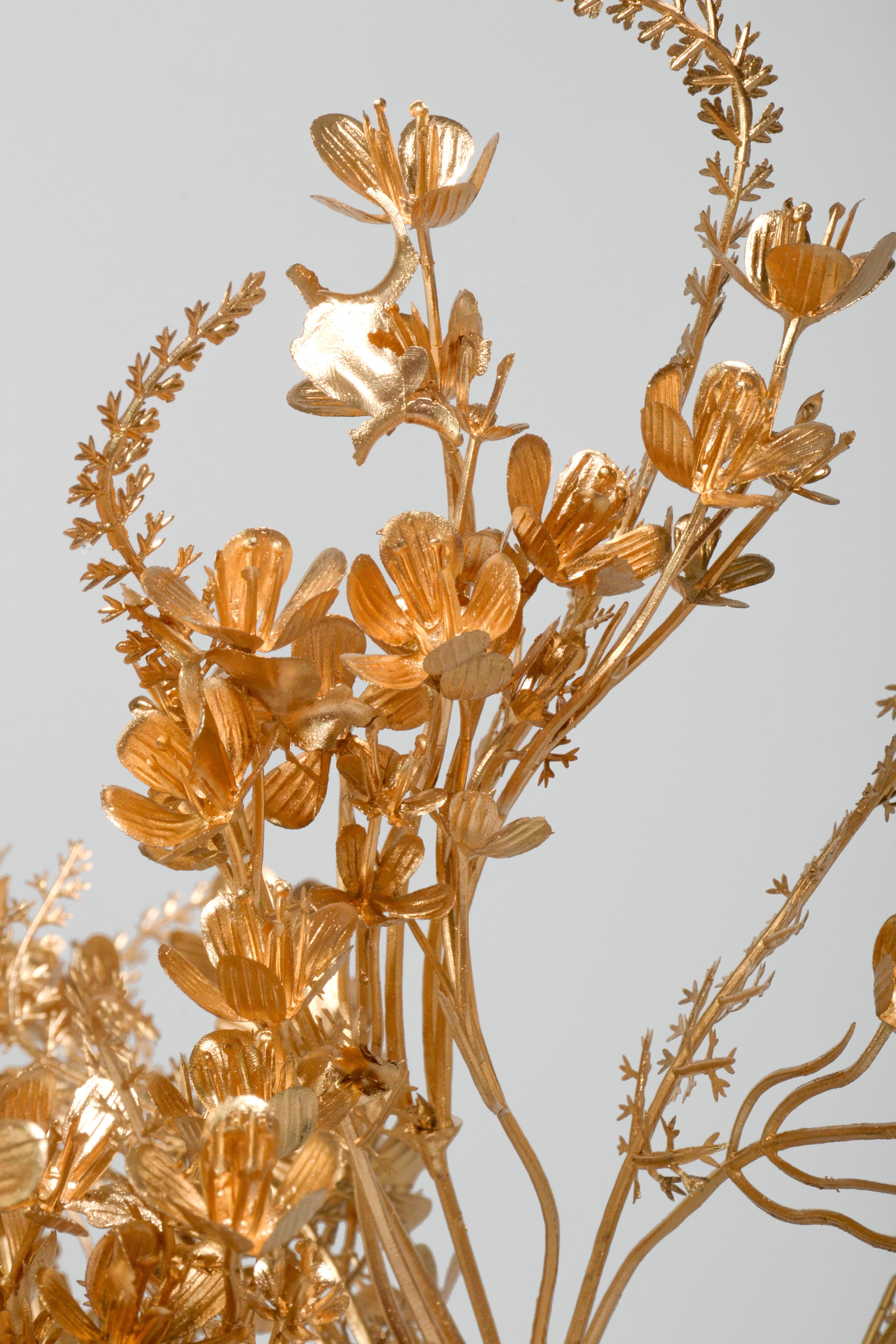 15" Metallic Grass Bush Gold