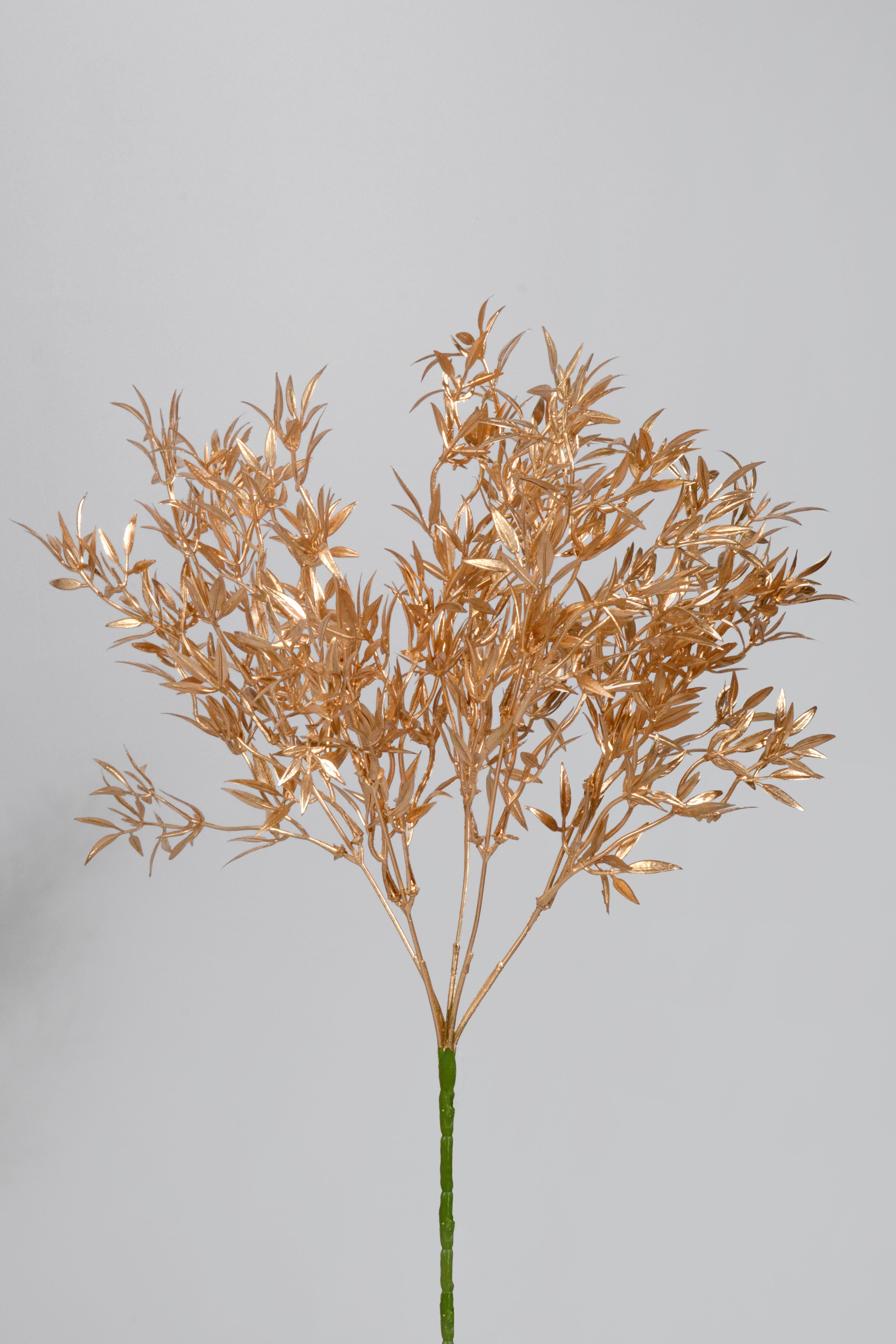 15" Metallic Grass Bush Gold