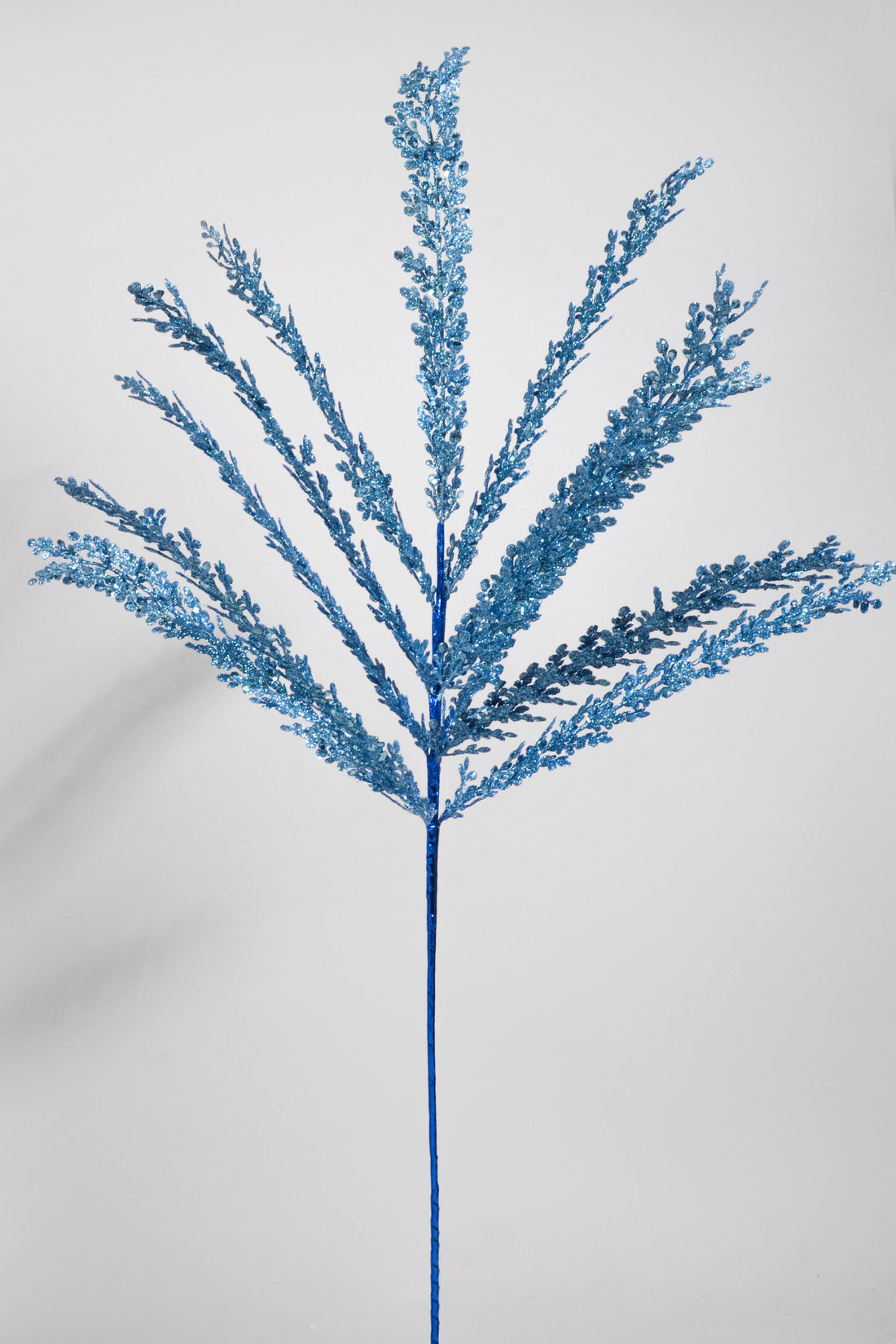 29&quot; Glitter Fern Bush Blue