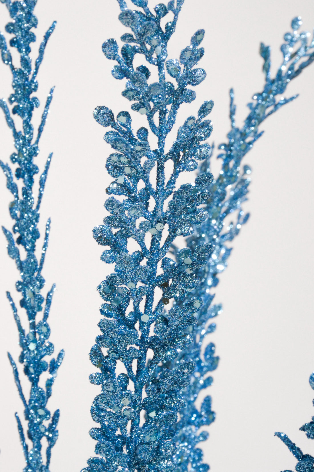 29&quot; Glitter Fern Bush Blue