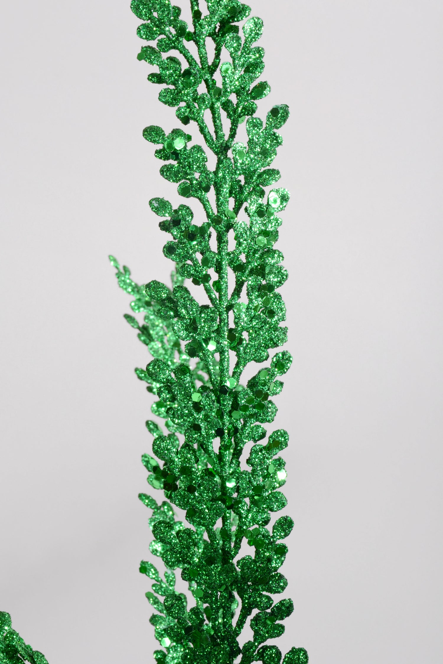 29" Glitter Fern Bush Green