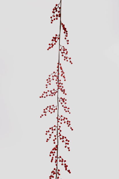 5FT Berry Garland Red