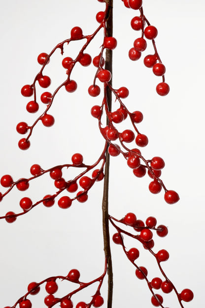 5FT Berry Garland Red