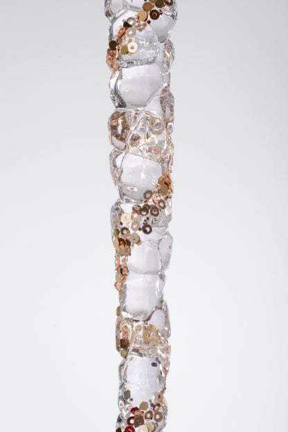 9" Icicles Clear