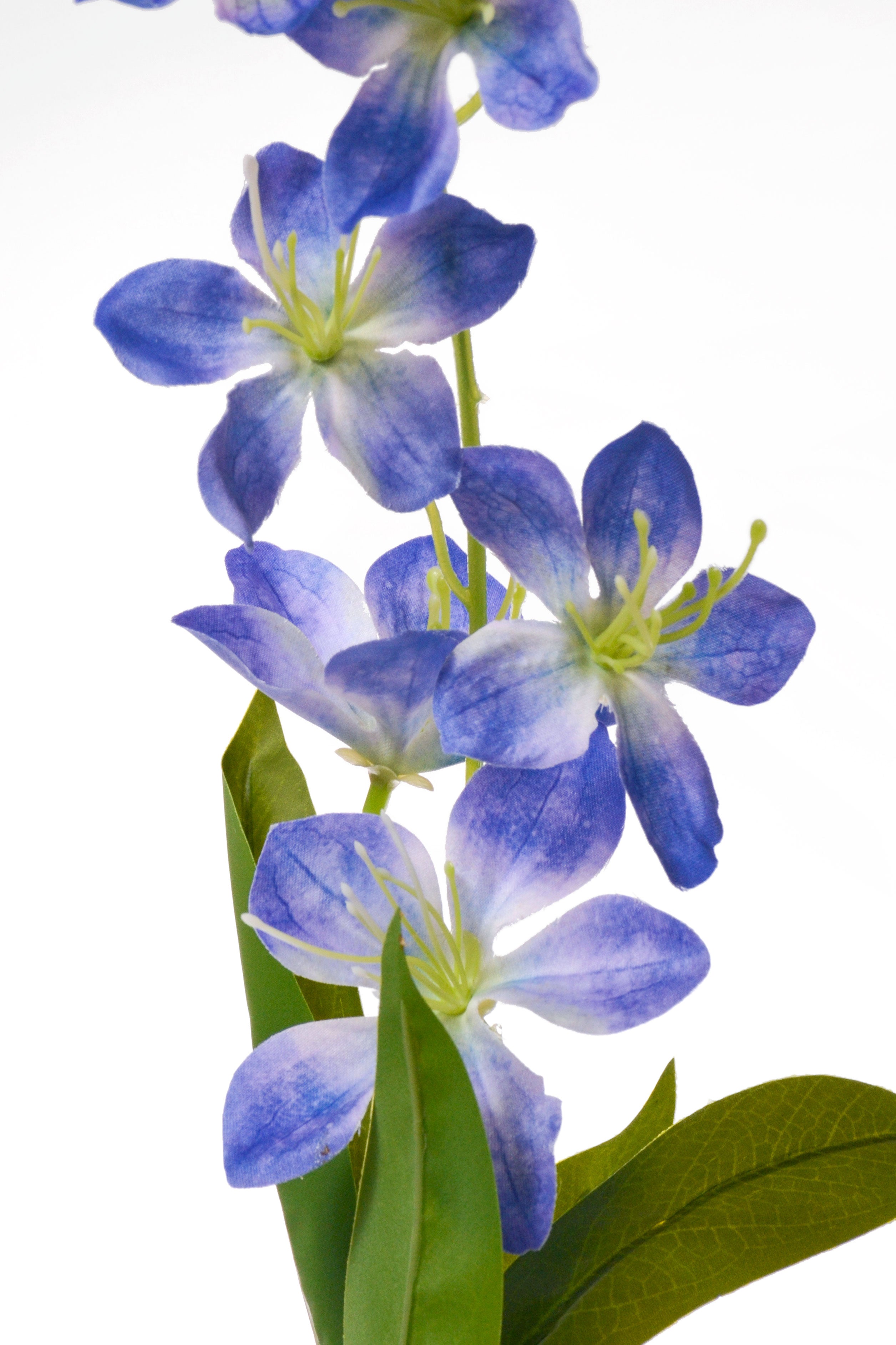 39.5" Silk Jasmine Spray Blue