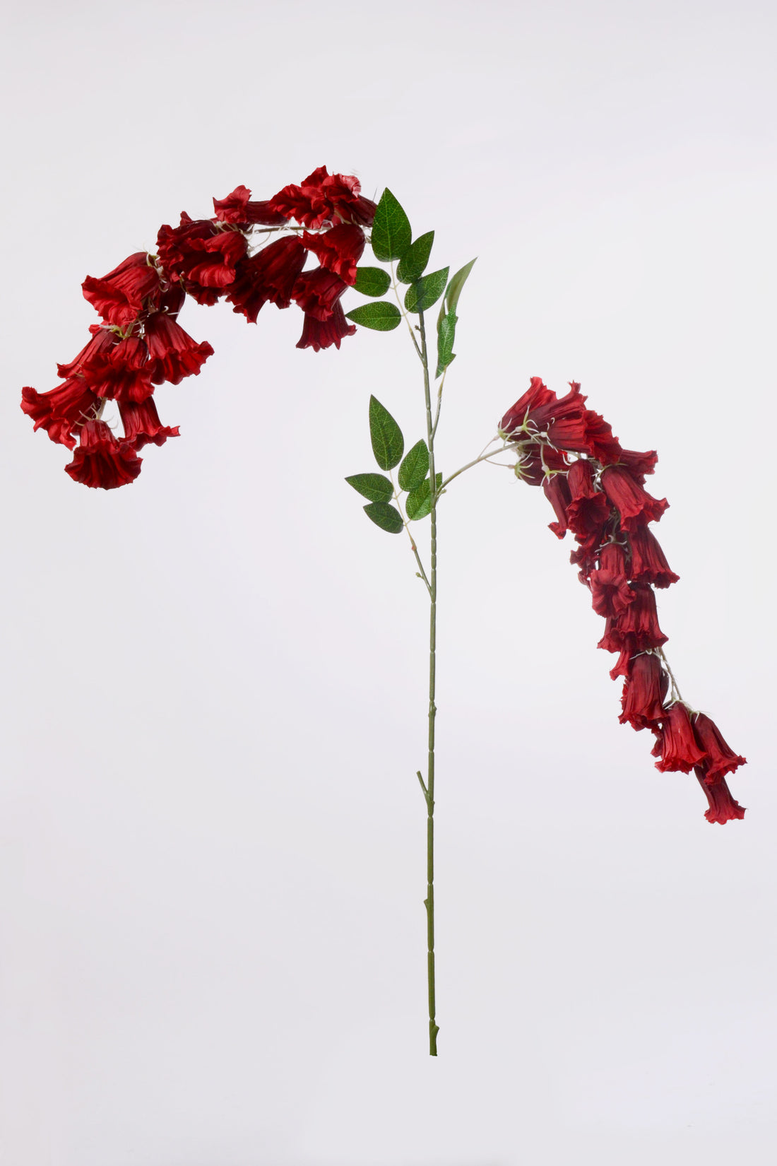 47" Artificial Hanging Bell Flower Spray Red