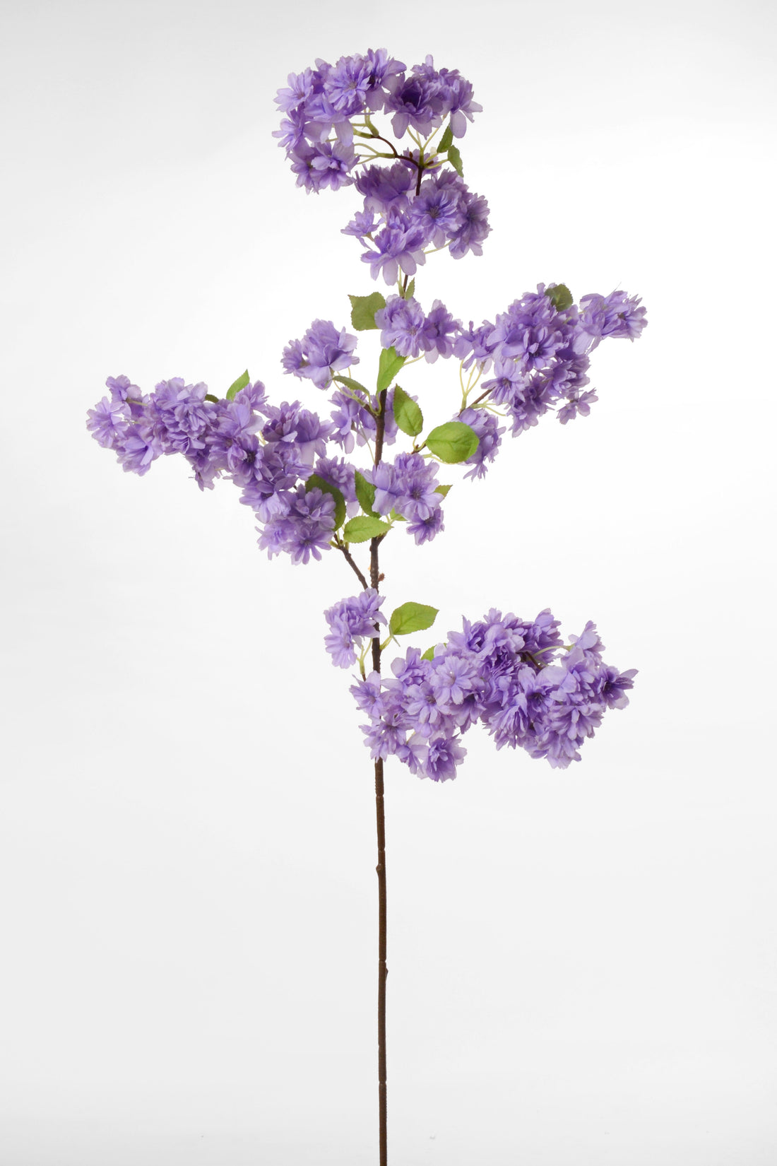 40" Silk Cherry Blossom Spray lavender