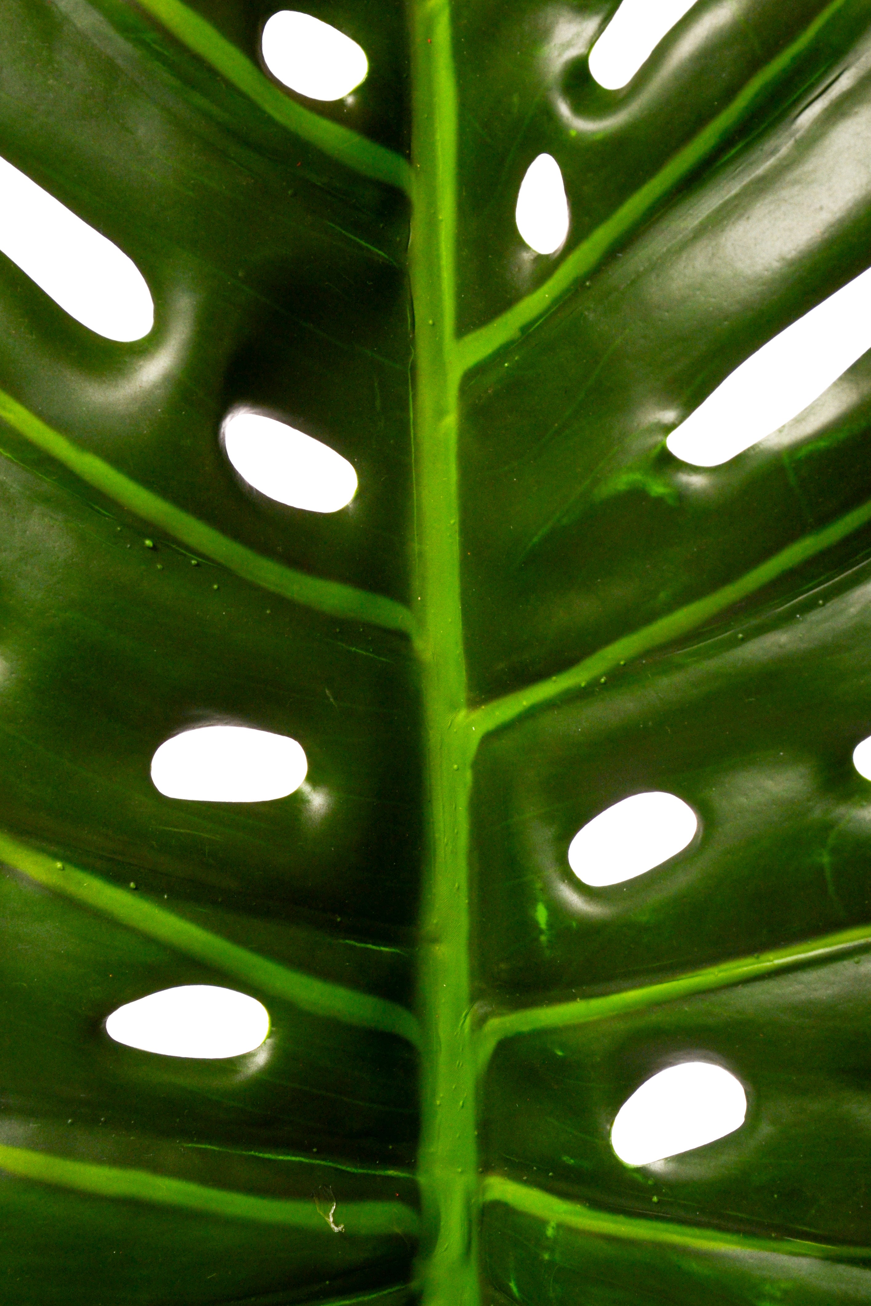 41" Artificial Monstera Leaf Stem Green