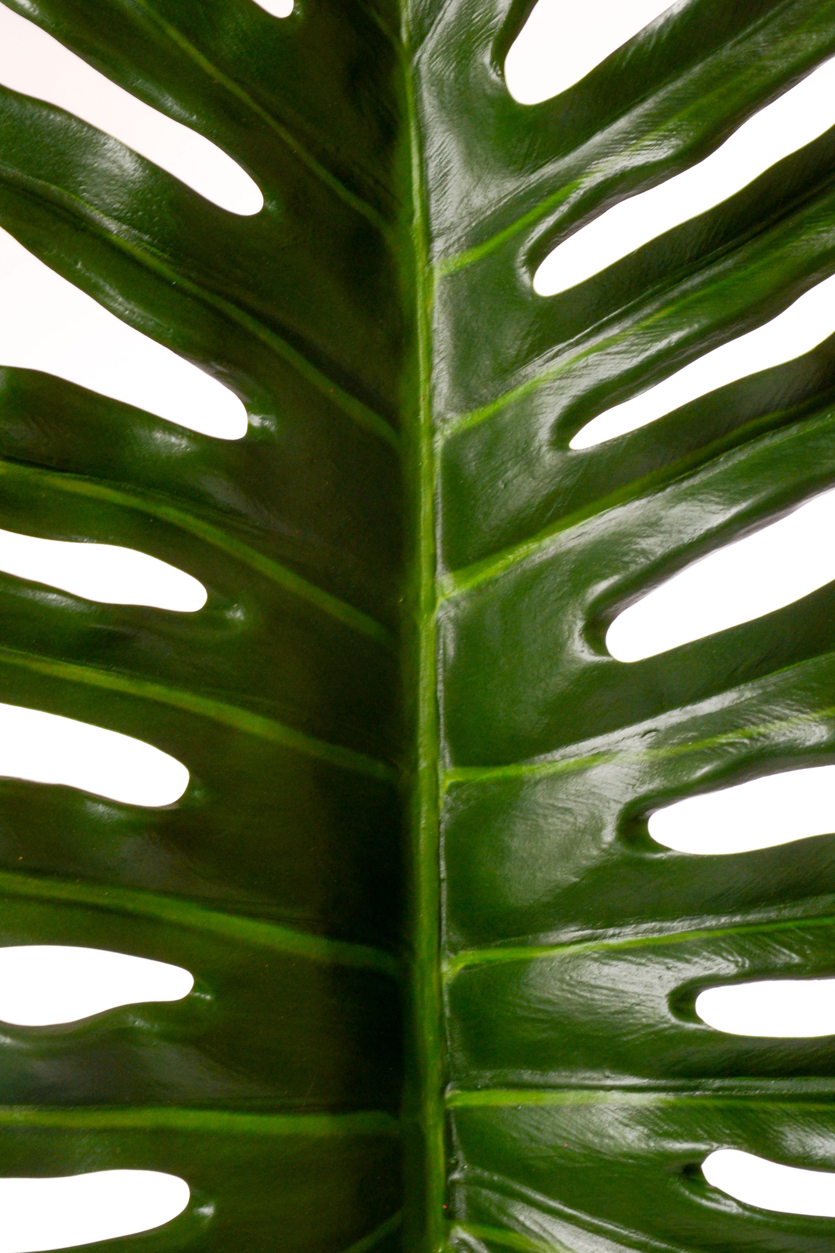 41" Artificial Selloum Leaf Stem Green