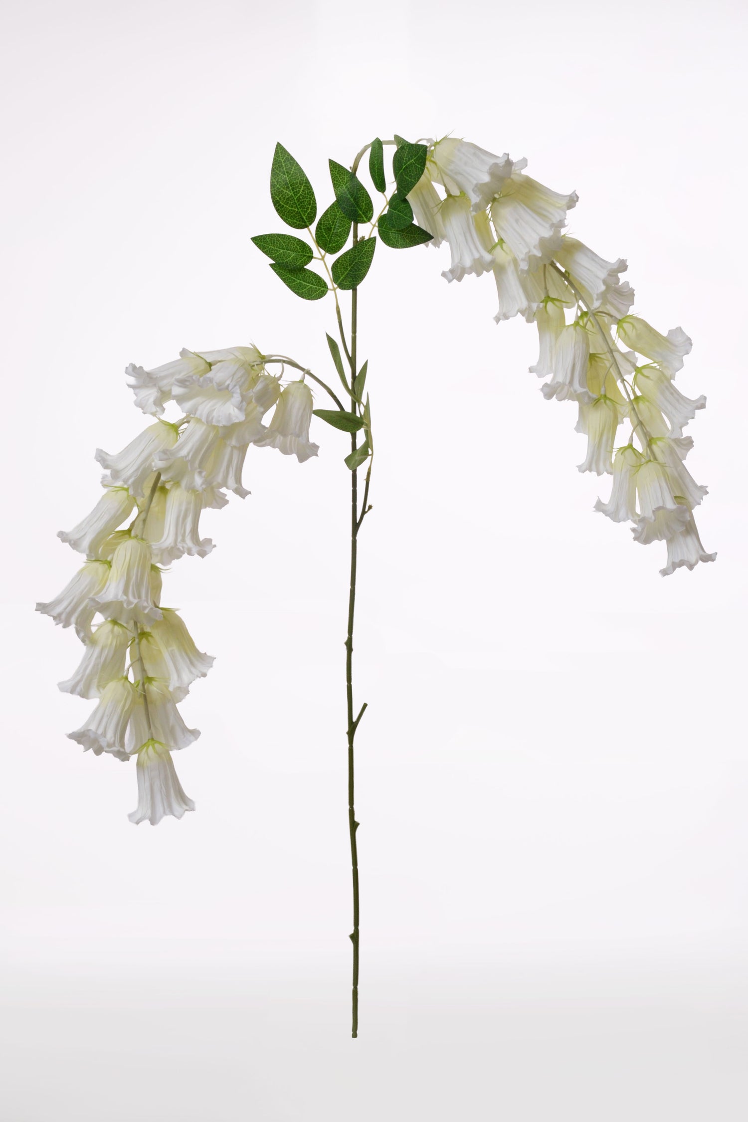 47" Artificial Hanging Bell Flower Spray White