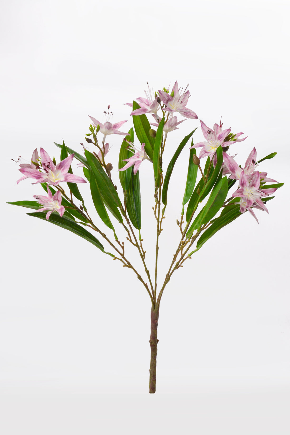 18" Artificial Cymbidium Orchid Bush Lavender