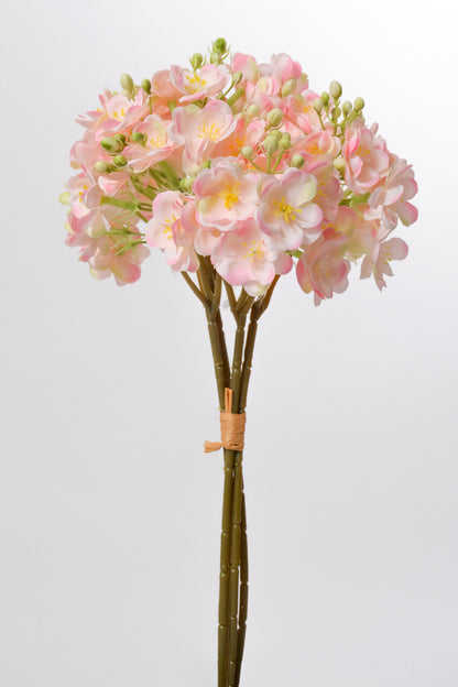 15" Silk Rose Amyrtle Bush Light Pink