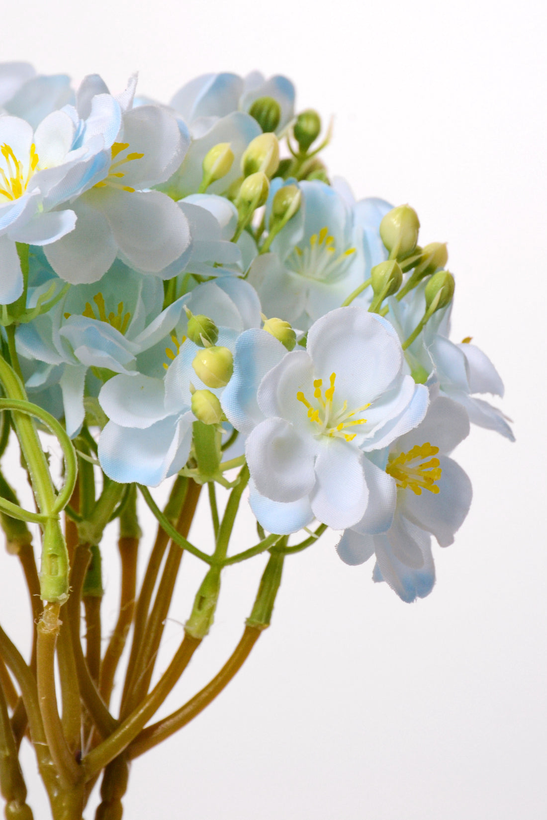 15" Silk Rose Amyrtle Bush Light Blue