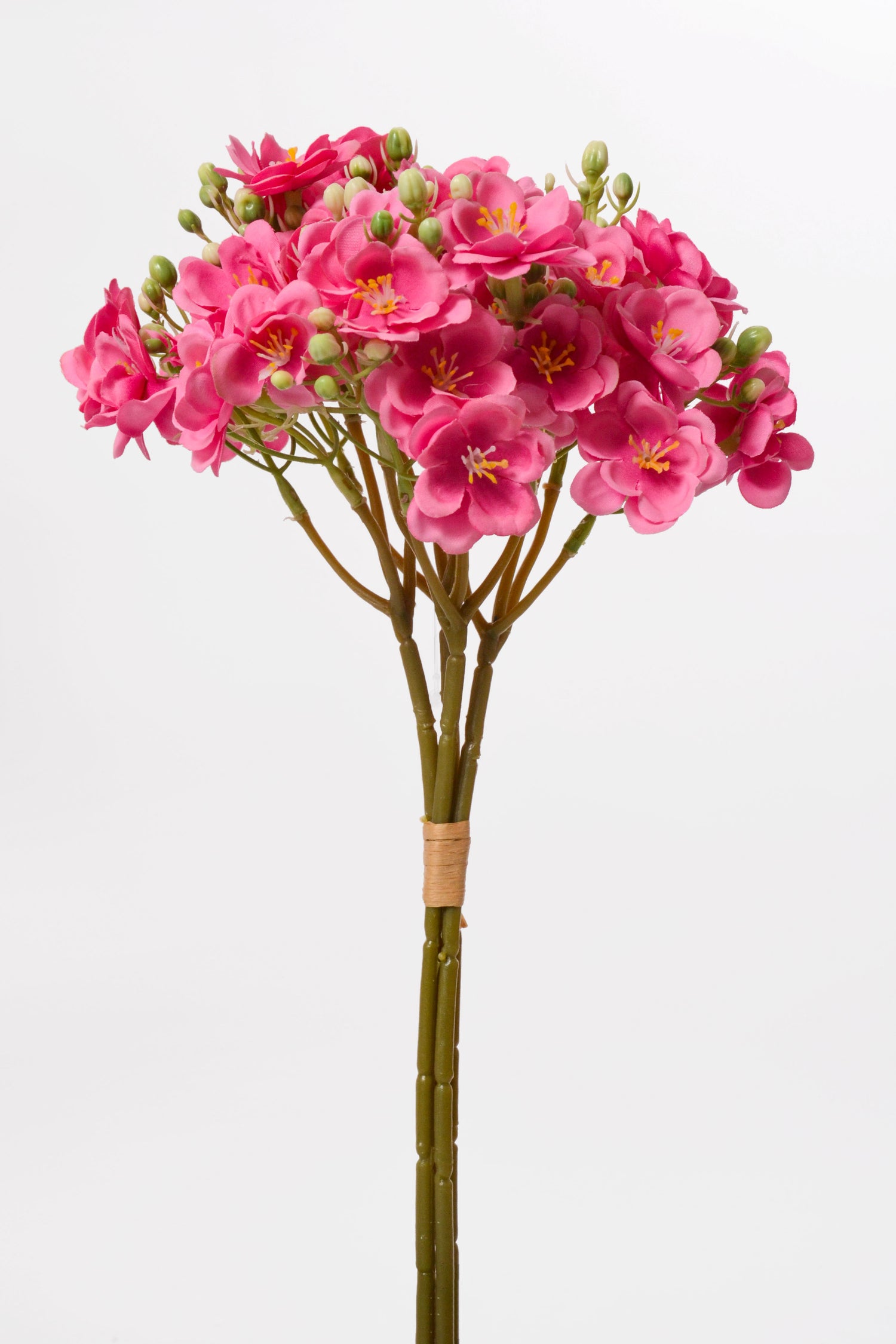 15" Silk Rose Amyrtle Bush Hot Pink